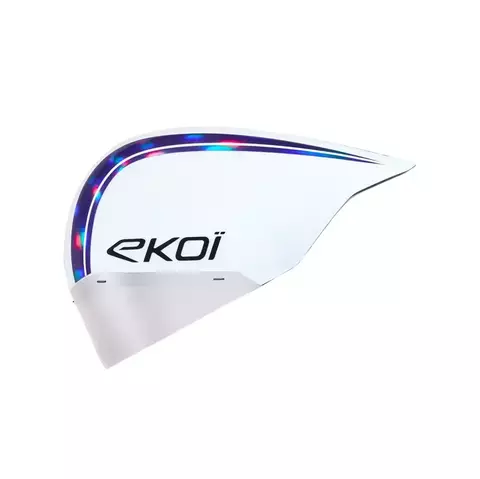 EKOI Helmet Racing PURE AERO Mirror Cat2 Blanc Holo Violet - comprar online
