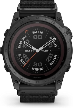 Garmin tactix 7, Pro Edition, Ruggedly Built Tactical GPS Watch with Solar Charging Capabilities and Nylon Band