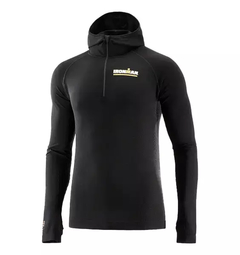 IRONMAN COMPRESSPORT FINISHER 3D THERMO SEAMLESS FULLZIP HOODIE BLACK