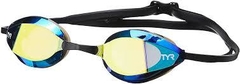 TYR EDGE-X RACING MIRRORED ADULT GOGGLES gold black