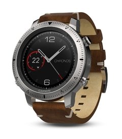 Garmin Fenix Chronos, Steel with Vintage Leather Watch Band - comprar online