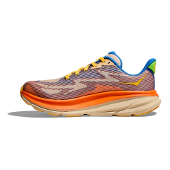 Hoka Clifton 9 Kid's Ultramarine - Electric Tangerine - comprar online