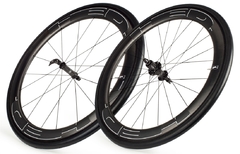 HED JET 6/9 BLACK RIM BRAKE TUBELESS WHEELSET