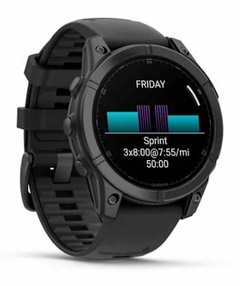 GARMIN FENIX E – 47 mm AMOLED Slate Gray Steel with Black Silicone Band na internet