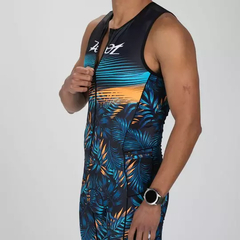 Zoot Men's Ltd Tri Aero Slvs Fz Racesuit - Club Aloha - ASPORTS - Since 1993!