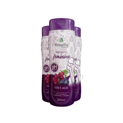 Sabonete Íntimo Uva e Açaí - 200ml