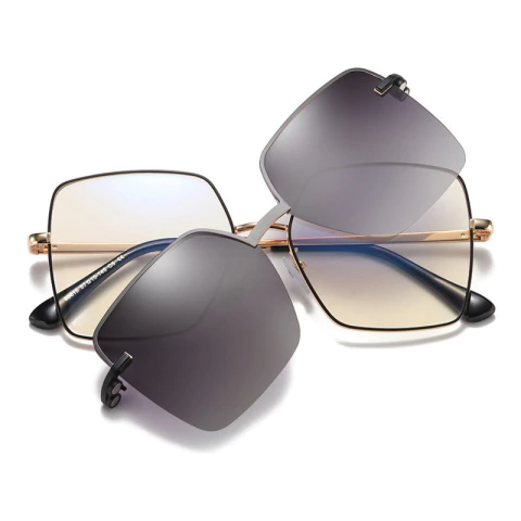 Chiaroscuro Lentes Clip On Sol Anteojos Polarizado Filippa