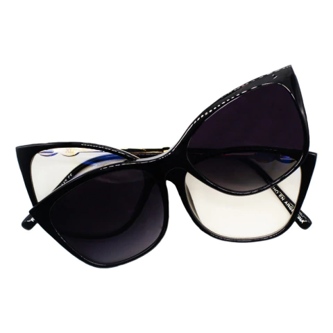 Lentes Clip On Sol Anteojos Polarizado Extra Large Nicoletta