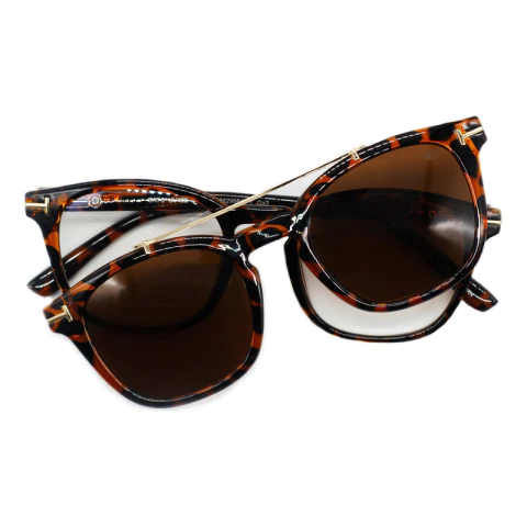 Anteojos Sol Lentes Sail Clip On Polarizado Modelo Malena