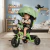 LOVE Triciclo Direccional Giratorio 360° con Música, Luz y Asiento Reclinable (045)