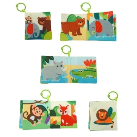 WOODYS TOYS Librito Estimulacion sensorial y texturas Animalitos 12 cm ( 110378 ) JC - comprar online