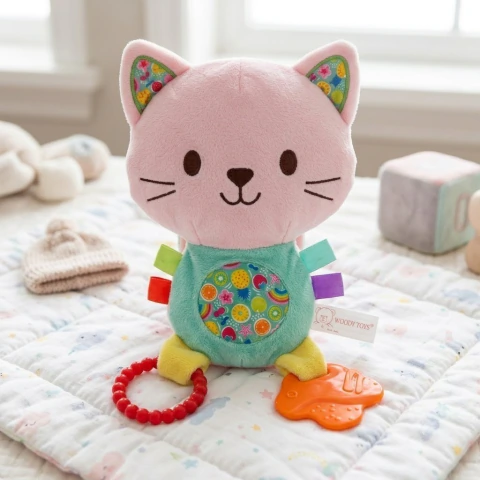 WOODYS TOYS Trapo De Apego Con Mordillo Y Chifle (225197) - Solescitos Baby Store