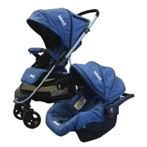 BEBESIT Cochecito Aeris Travel System con Manillar Rebatible 1390 ts - Solescitos Baby Store