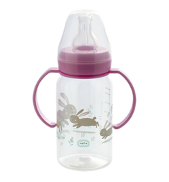 VAITA Biberón 160 ml c / asas Natural Decorada ( 3058 )