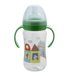 VAITA Biberón Boca Ancha 300 cc C/ Asas Natural Decorada (3063) - comprar online