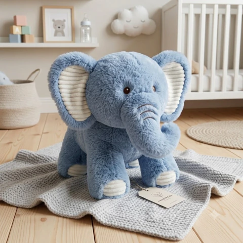 WOODYS TOYS Pufff Peluche Elefante Sofá Animales Grande ( 150101 H )