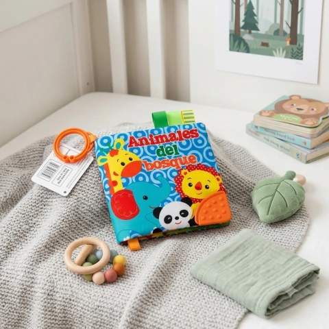 WOODYS TOYS Didáctico Tela Librito Mordillo con Animalitos ( 55875 ) - comprar online