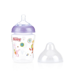 NUBY Biberón Flujo Medio 270 ml 0m - Solescitos Baby Store