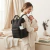 MOCHILA Maternal Boca De Pez Eco Cuero con Puffer Matelasee