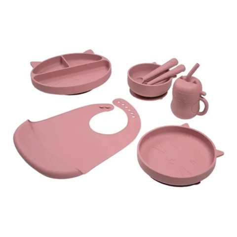 CARESTINO Set Alimentación Gatitos en Silicona