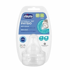 CHICCO Tetina Physio 4 niveles de flujo disponibles ( X 2 Unidades )