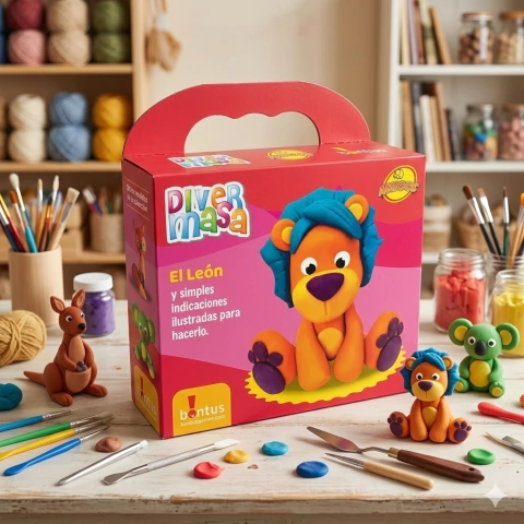 BONTUS Diver Masa Animales Para Modelar 210 Gr Cada caja y Personaje