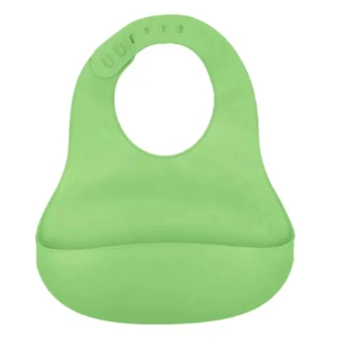 LOOPI Babero Silicona Regulable Con Bolsillo (8935) - Solescitos Baby Store