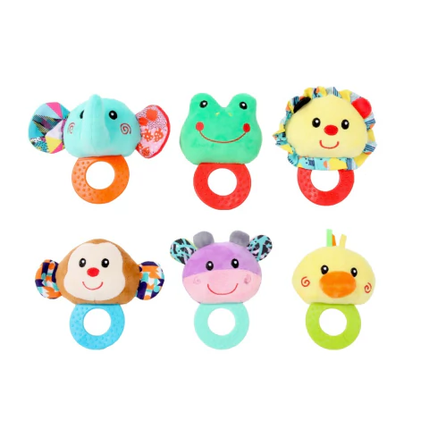 WOODYS TOY Sonajero Peluche Con Mordillo 13 cm (58530 )