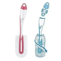 NUK Cepillo Limpia Biberón y Tetinas Twist 2 e 1
