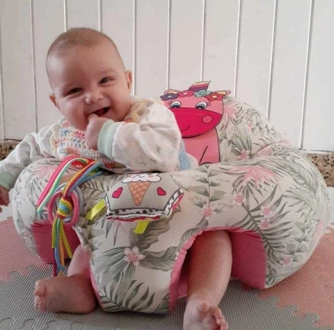 SILLONCITO Didactico de Contencion Funcional Para Bebe y Mamá ( 0-3m+ )