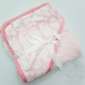 COCCOLE Frazadita Recibidora con Capucha Estampada (98005 )
