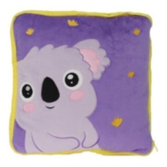 ALMOHADON 2 en 1 Manta Animalitos 1.60 M X 1.10 M ( 113436 ) jc - Solescitos Baby Store