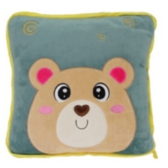 ALMOHADON 2 en 1 Manta Animalitos 1.60 M X 1.10 M ( 113436 ) jc