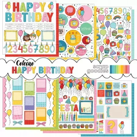 Coleção Happy Birthday - Goodies