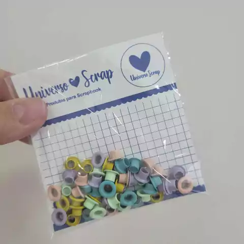 Ilhós de aluminio - Candy Colors