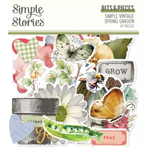 Simple Vintage Spring Garden - Bits & Pieces - Simple Stories