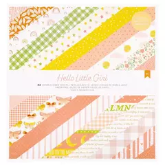 Bloco 30x30cm - Hello Little Girl - American Crafts