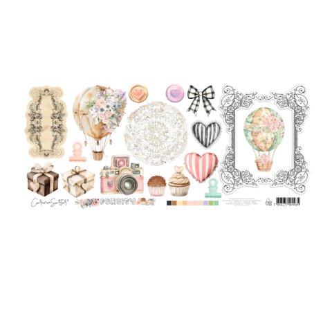 Colecao Felicity - Papel Vegetal Recortes 140G - FEL02