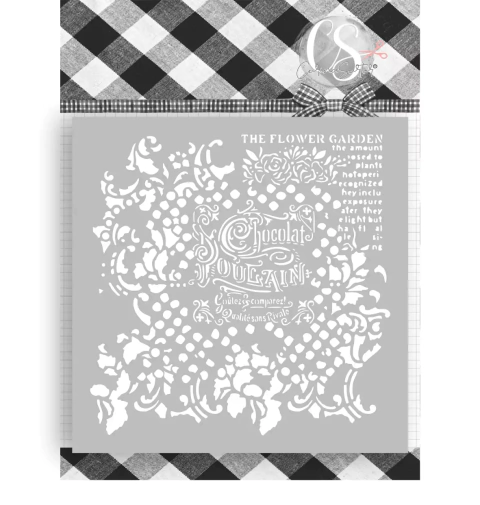 Stencil Mix Chocolate - Coleção Garden