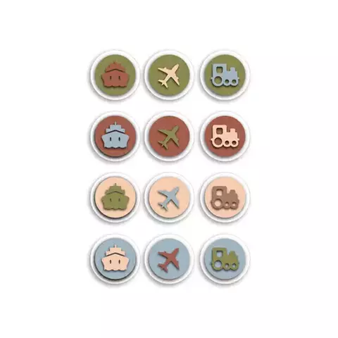 Acrílico Dots Viagem - Coleção LOGO ALI - Carina Sartor