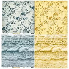 Coleção PICCOLI – Básico Gold & Jeans Completa - Carina Sartor - Universo Scrap