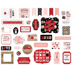Die Cuts Hello Valentine Ephemera - Echo Park - comprar online
