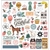 Cartela de chipboard 30x30cm - Market Square - Maggie Holmes