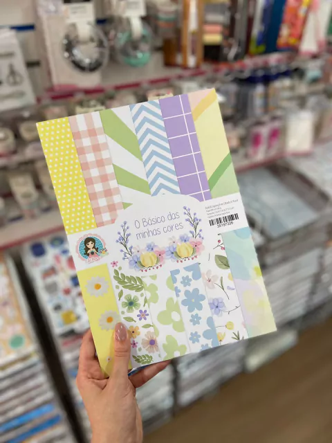 Bloco A4 O Básico das minhas cores - Lu Ruzzi