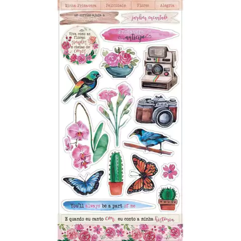 DIE CUTS MINHA PRIMAVERA ENCANTADA LDC-032 - LITOARTE