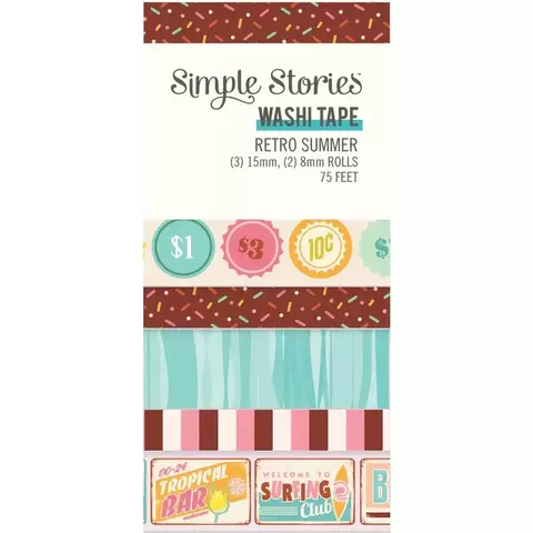 Washi Tape Simple Stories - Retro Summer