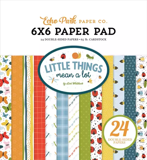 Bloco 15x15cm - Little Things Mean a lot - Echo Park