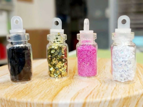 Mini Pingente Glitter - Universo Scrap