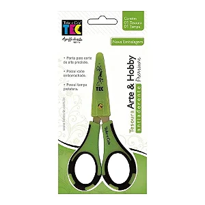 TESOURA ARTE & HOBBY ANTIADERENTE PREMIUM