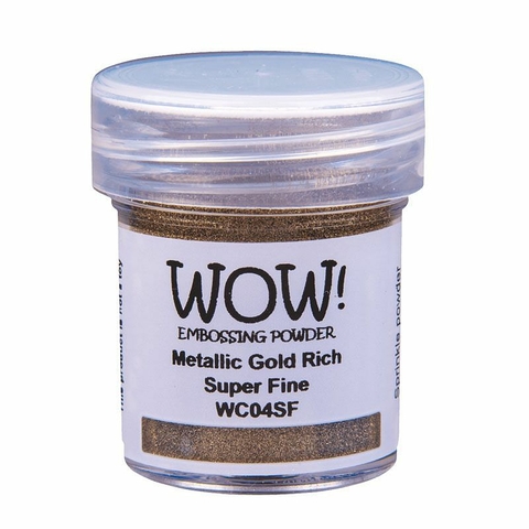Pó para Emboss Wow - Metallic Gold Rich Super Fine